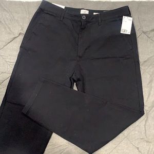 Black Slim Fit Khakis Pants 34 x 34